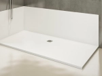 Receveur de douche, sur mesure : Largeur 120 à 300 cm x l. 70 à 150 cm. Bac à douche en résine Akrytan® anti glissant, finition misse, 10 couleurs, Livraison offerte et rapide